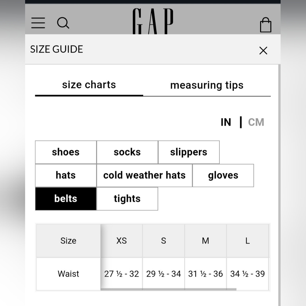 NWOT GAP Cow Print Calf Hair Belt Size Medium - Picture 6 of 7